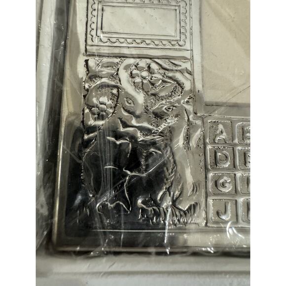 Vintage Empire Pewter Baby Picture Frame * Rare NEW In Package* Stork Nursery - Picture 11 of 15